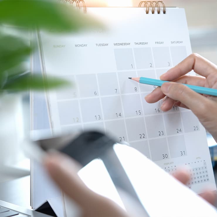 Homeowner planning seasonal HVAC maintenance for a Maryland home